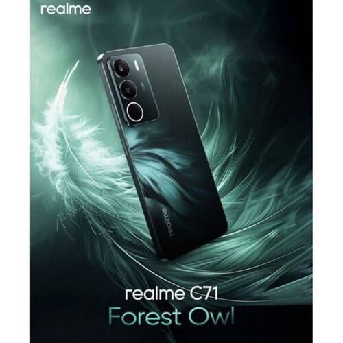 Realme C71 Global 4GB RAM 128GB Câmera 108MP Tela 120Hz Bateria 6000mAh Verde Realme C71 Global 4GB RAM 128GB Câmera 108MP Tela 120Hz Bateria 6000mAh Verde
