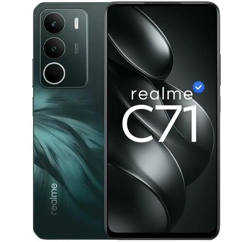 Smartphone Realme C71, 256GB, 8GB RAM, Android 15, Câmera 50MP, Tela 6,6 120Hz, Bateria 6300mAh, NFC, Dual SIM, Verde Smartphone Realme C71, 256GB, 8GB RAM, Android 15, Câmera 50MP, Tela 6,6 120Hz, Bateria 6300mAh, NFC, Dual SIM, Verde